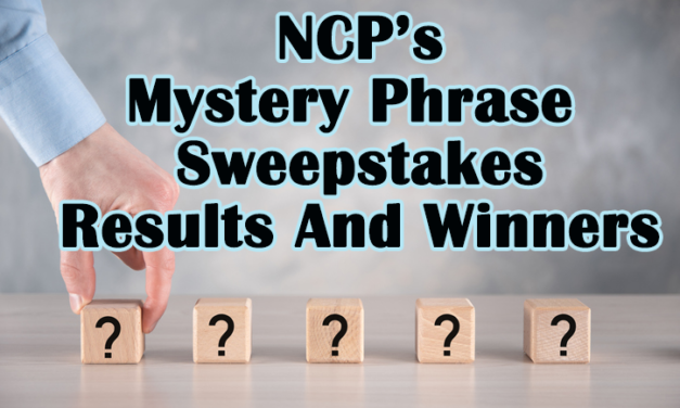 NCP Blog Mystery Phrase Sweepstakes Results