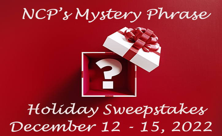 NCP Blog Mystery Phrase Holiday Sweepstakes