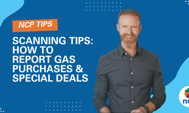 NCPMobile: Reporting Gasoline Purchases and Special Deals